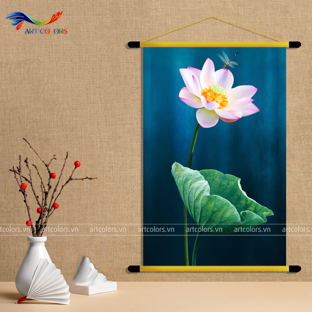 Tranh Liễn - Tranh Liễn Hoa Sen - TL161