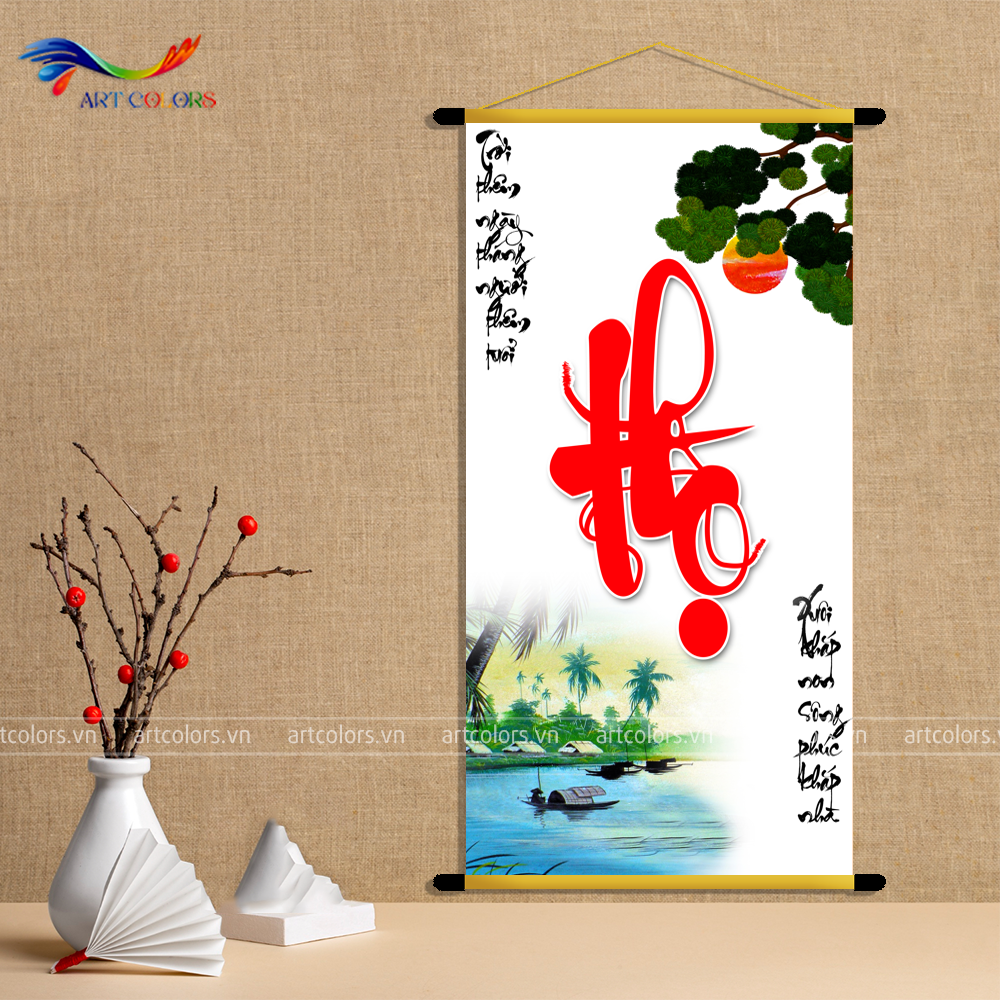 Tranh Liễn - Tranh Liễn Thư Pháp - TL202