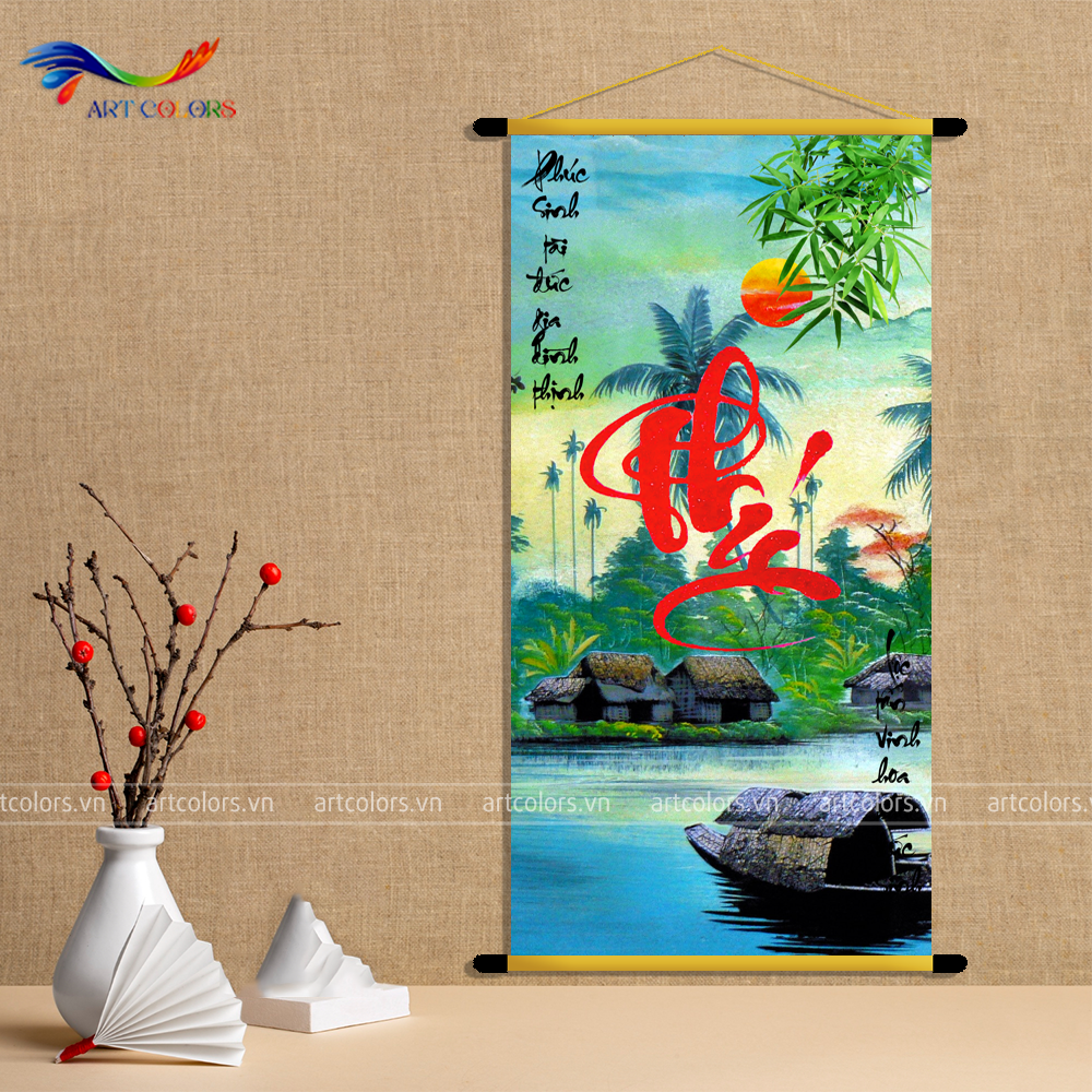 Tranh Liễn - Tranh Liễn Thư Pháp - TL204