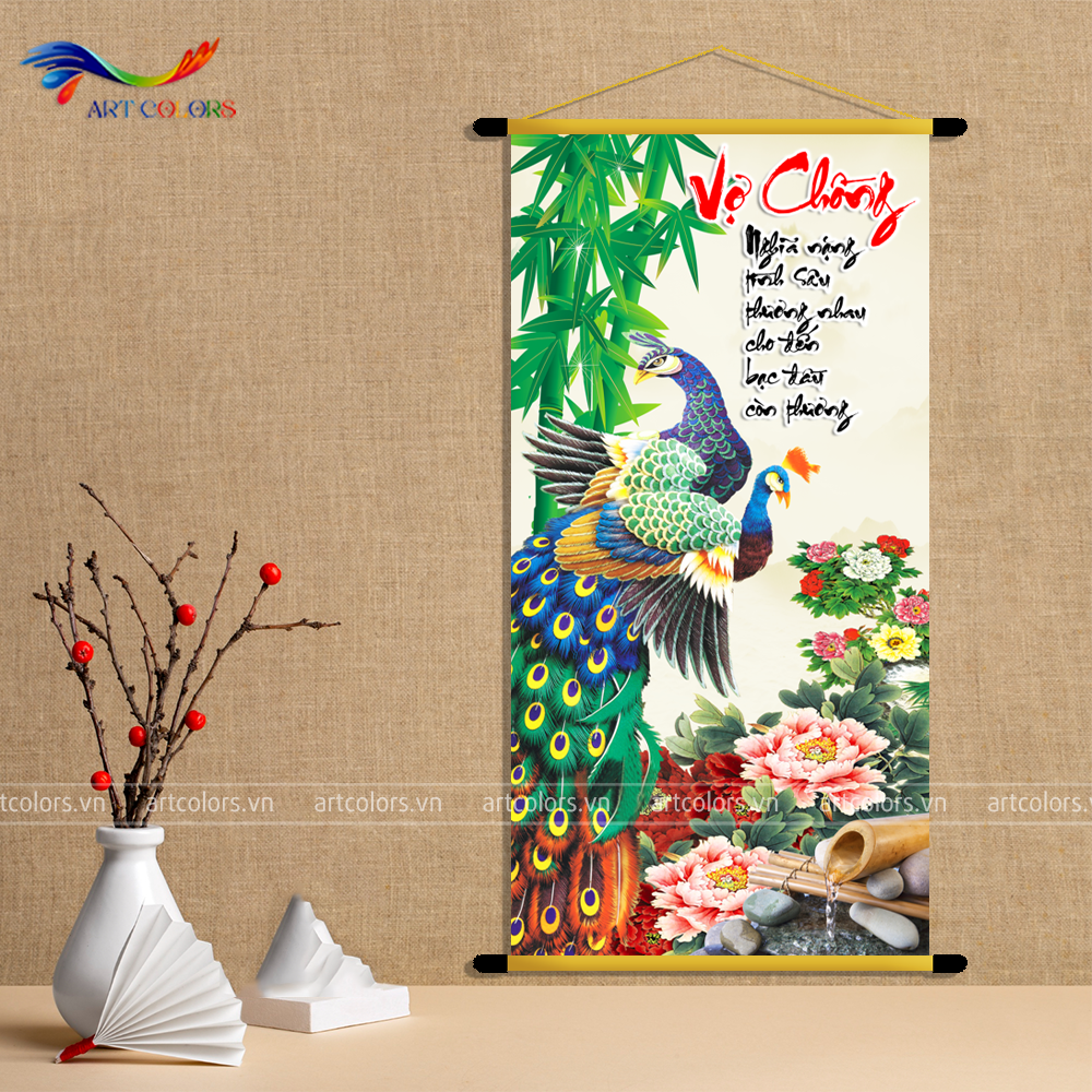 Tranh Liễn - Tranh Liễn Thư Pháp - TL211