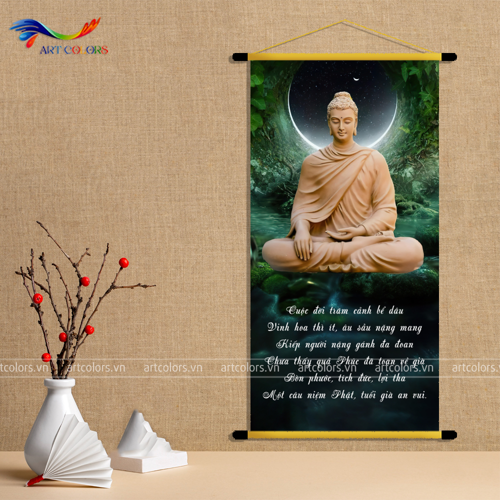Tranh Liễn - Chủ đề Phật Giáo - TL95