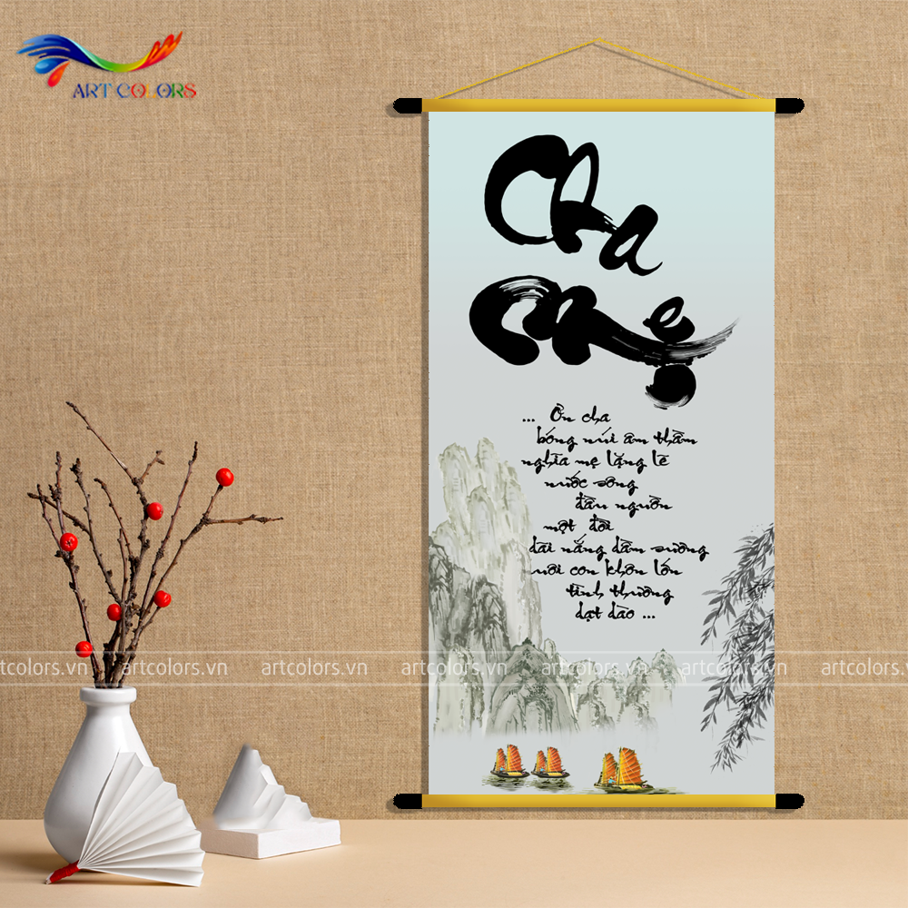Tranh Liễn - Tranh Liễn Thư Pháp - TL216