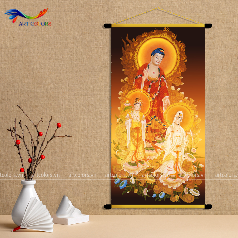 Tranh Liễn - Chủ đề Phật Giáo - TL86