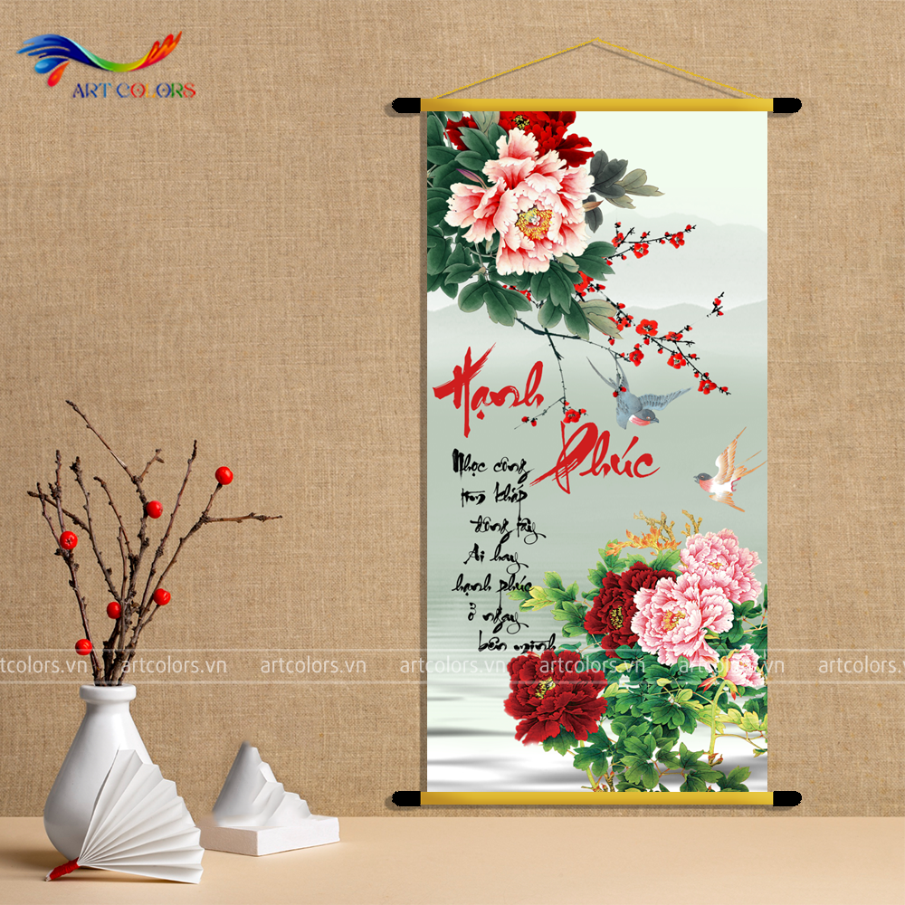 Tranh Liễn - Tranh Liễn Thư Pháp - TL235