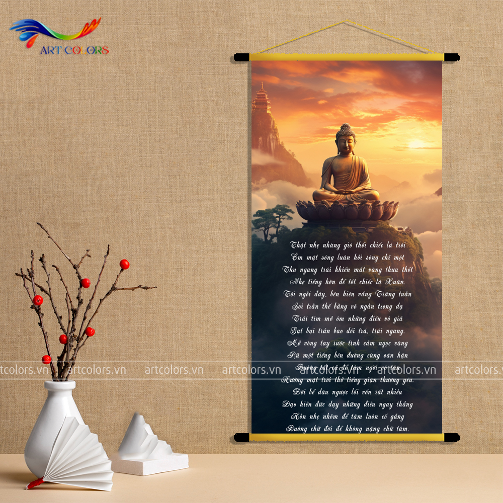Tranh Liễn - Chủ đề Phật Giáo - TL99