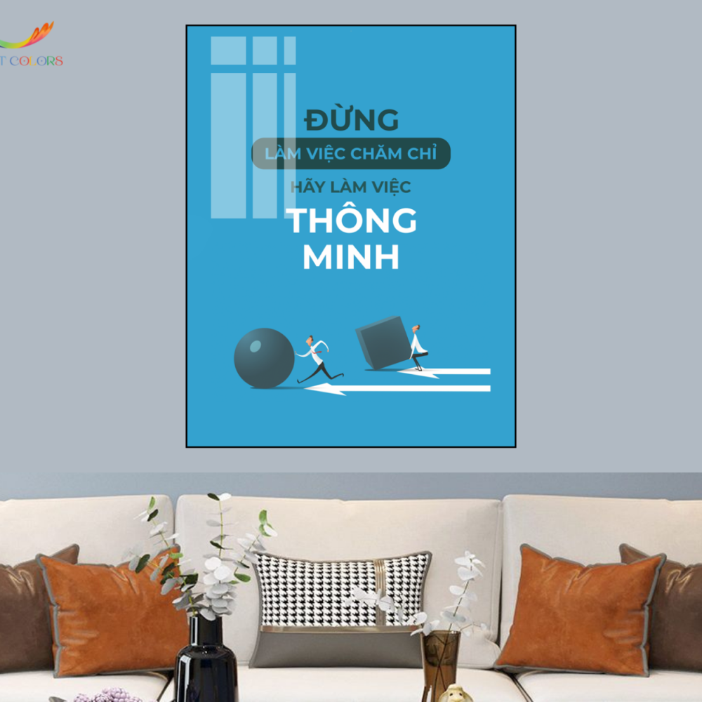 Tranh Tráng Gương Động Lực Slogan Trang Trí Văn Phòng Công Ty - DL3