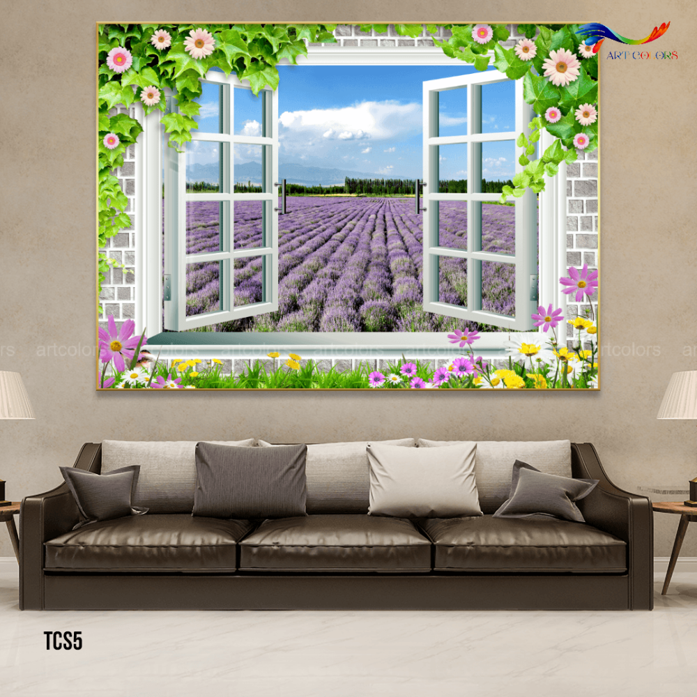 Tranh Tráng Gương Cửa Sổ Hiện Đại – TCS5