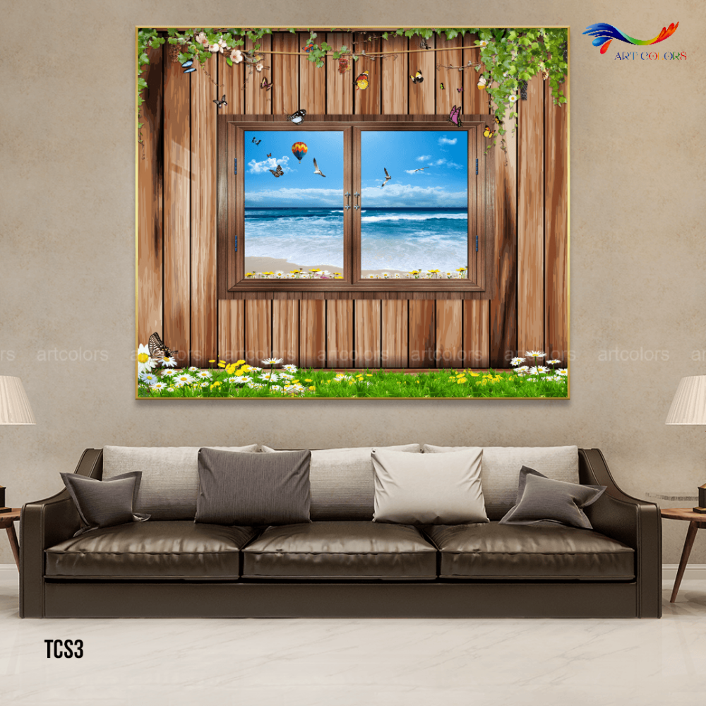 Tranh Tráng Gương Cửa Sổ Hiện Đại – TCS