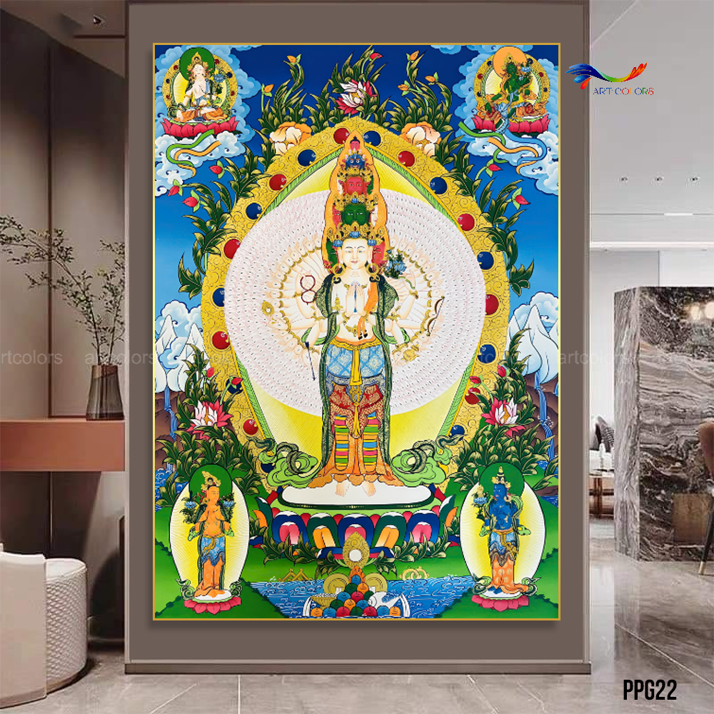 tranh trang guong